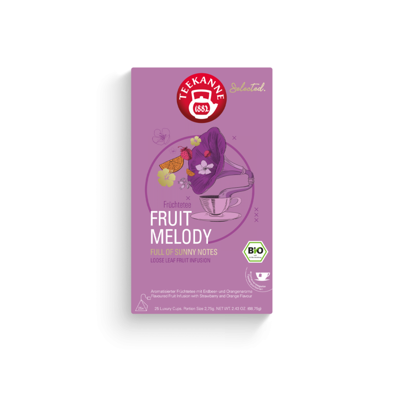 Selected. Fruit Melody Bio Luxury Cup (25 torebek piramidek)
