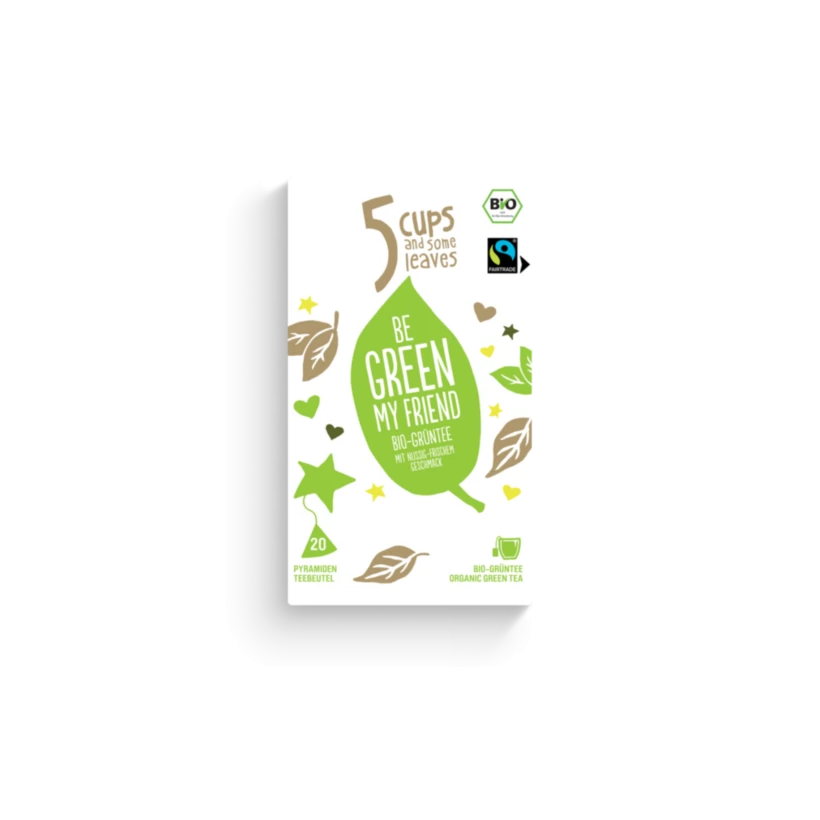 5 CUPS Be Green My Friend Bio Piramidka