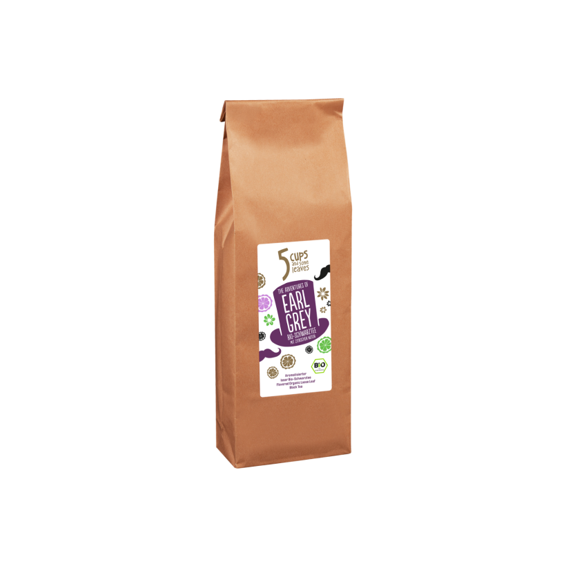 5 CUPS The Adventures of Earl Grey Bio herbata sypana