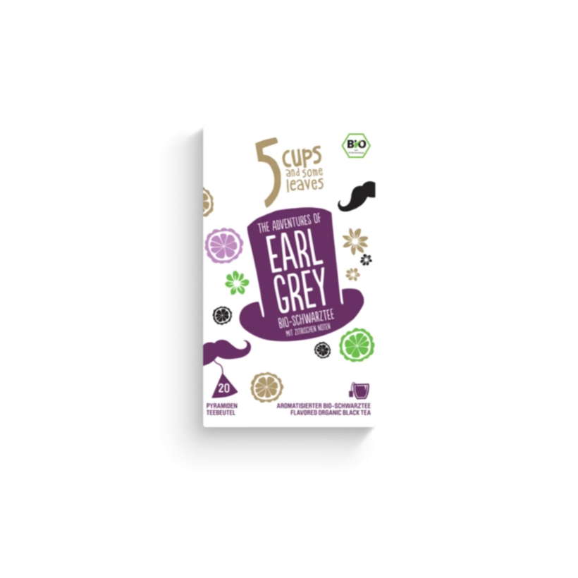 5 CUPS The Adventures of Earl Grey Bio Piramidka
