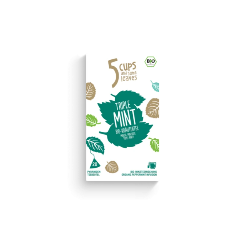 5 CUPS Triple Mint Bio Piramidka