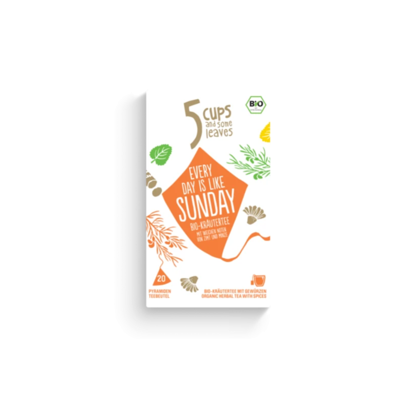 5 CUPS Every Day is Like Sunday Bio Piramidka