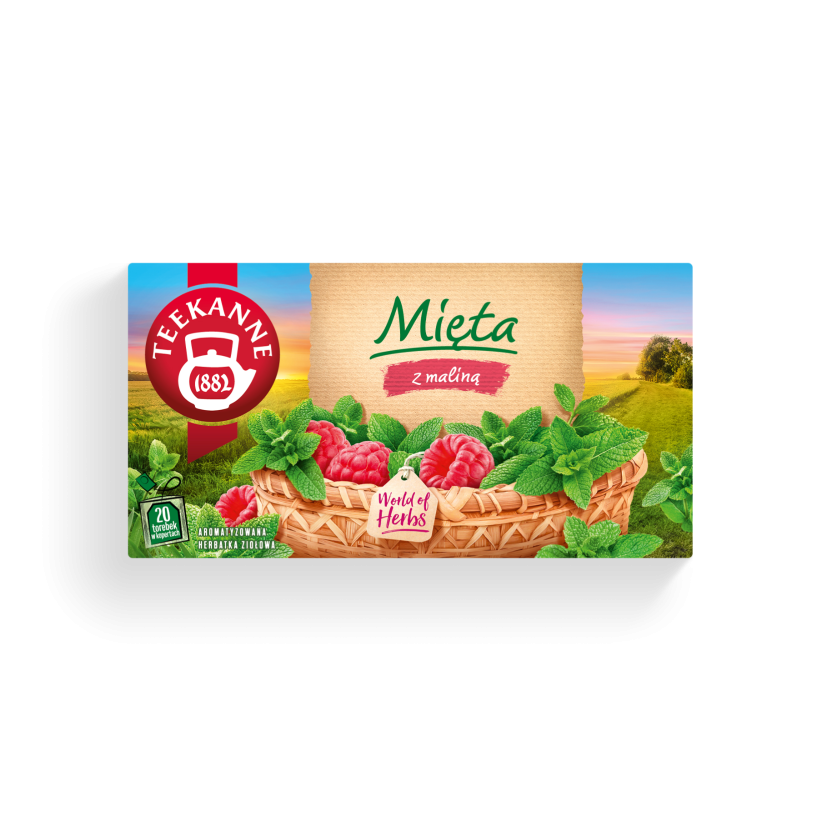 Mięta z maliną