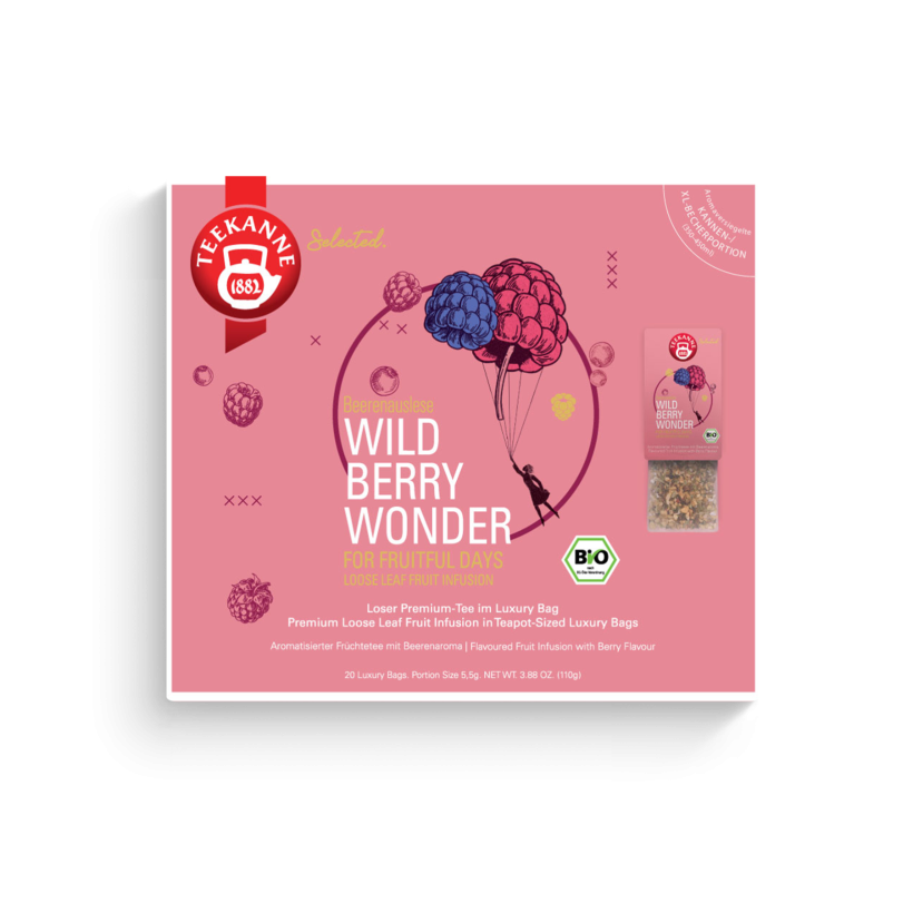 Selected. Wild Berry Wonder Bio Luxury Bag 