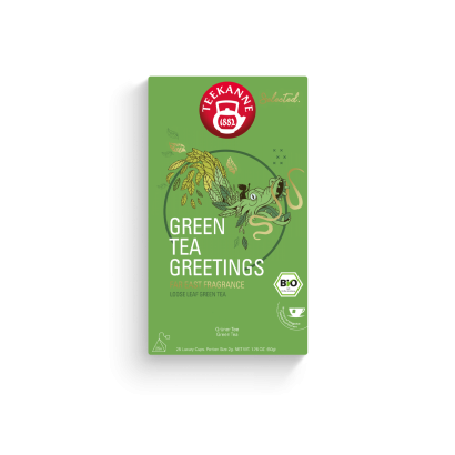 Selected. Green Tea Greetings Bio Luxury Cup (25 torebek piramidek) 