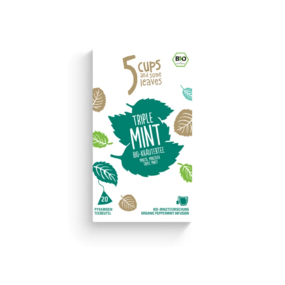 5 CUPS Triple Mint Bio Piramidka